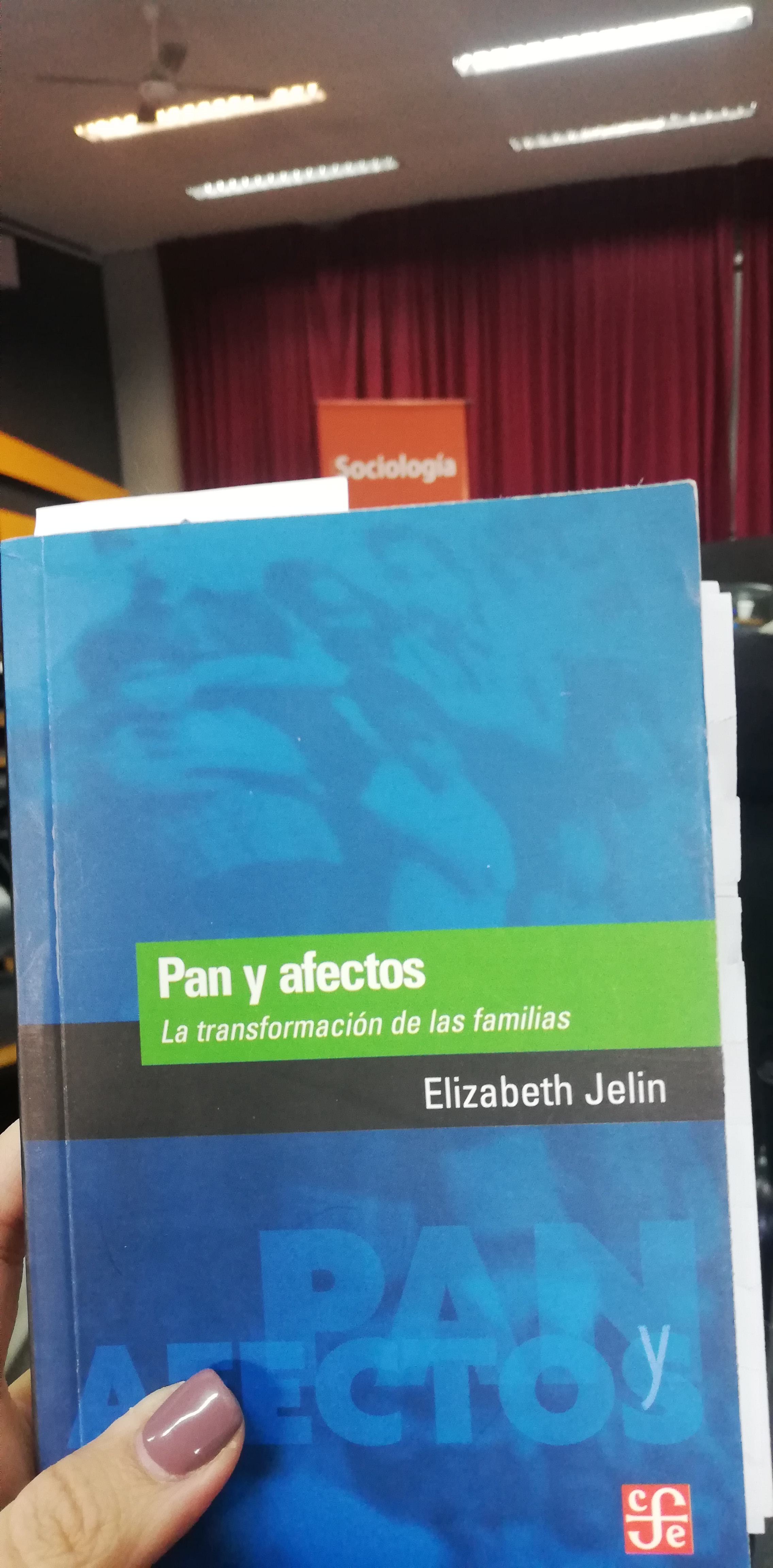 Portada del libro pan y afectos 