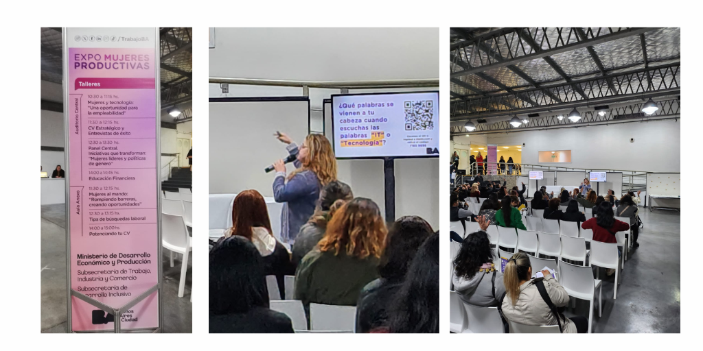 fotografia charla en expo empleo